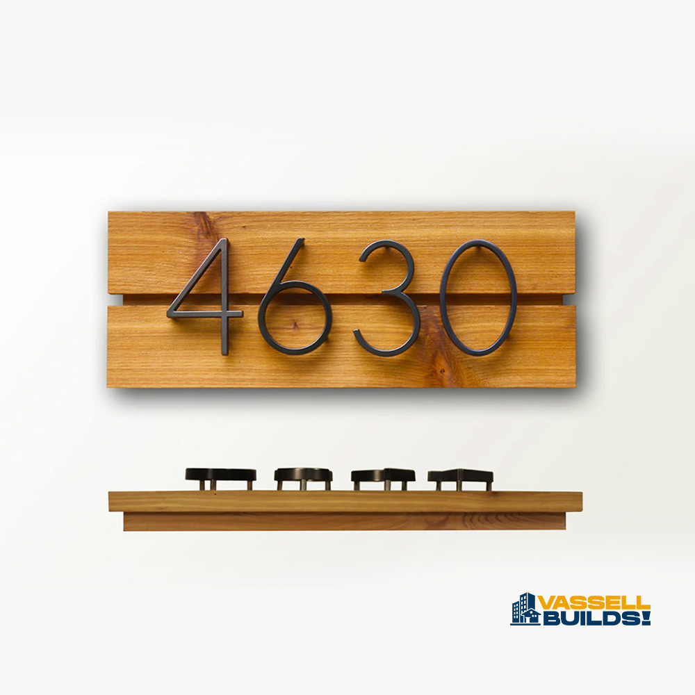 Two Panel House Number